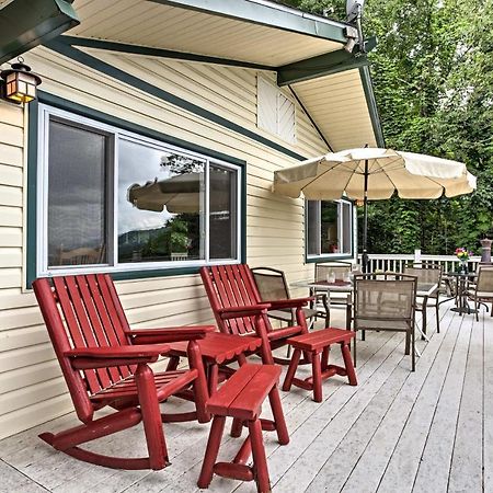 Secluded Mountain Home With Stunning Views And Deck! Bryson City Exteriör bild
