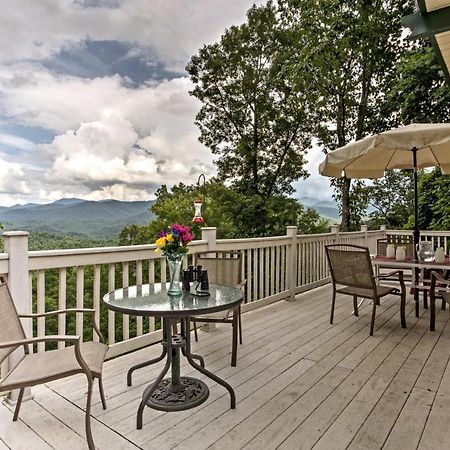 Secluded Mountain Home With Stunning Views And Deck! Bryson City Exteriör bild