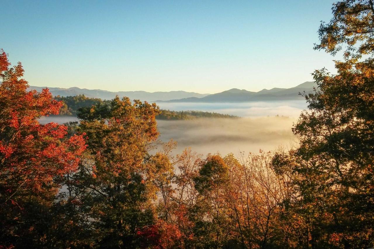 Secluded Mountain Home With Stunning Views And Deck! Bryson City Exteriör bild